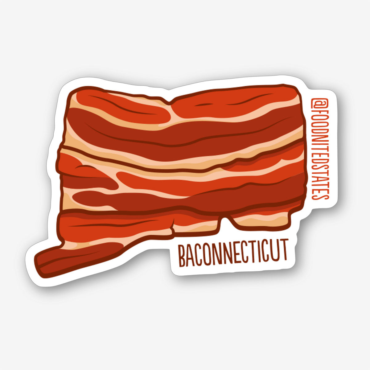 Baconnecticut Fridge Magnet