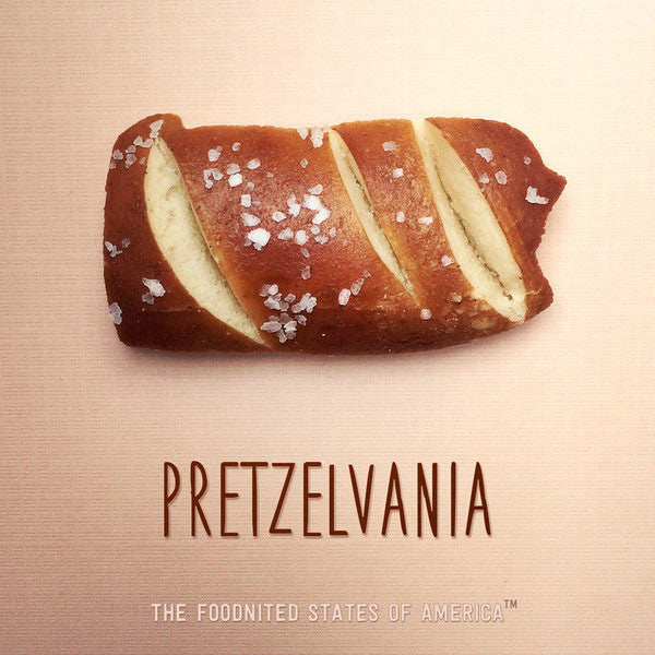 Pretzelvania Foodnited States Poster