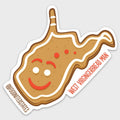 West Virgingerbread Man Sticker